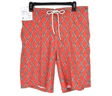 XXL Goodfellow Co Board Swim Shorts Men's 9" Beach Pool Swimwear 2XL Coral New