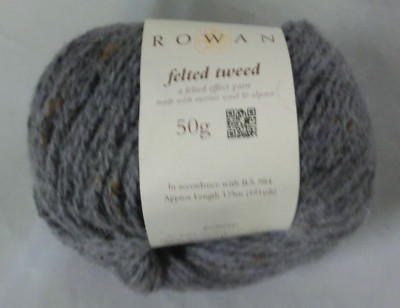 (170  /kg): 50 g Rowan FELTED TWEED, Fb. 191 Granite grau, Lot 7473  #3569