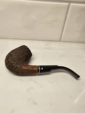 Ascorti Business KS Vintage Estate Stack Radice Bent Tobacco Pipe Made In Italy