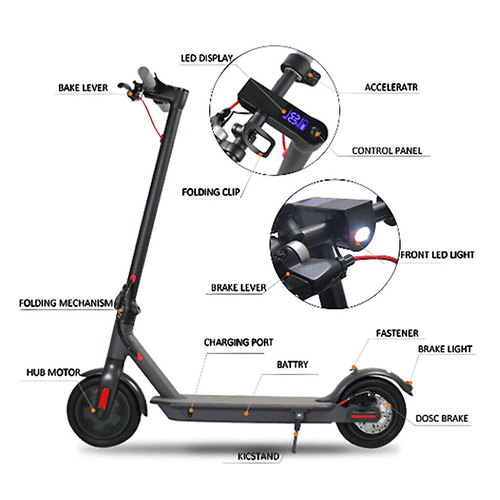 New 2000W Portable Electric Scooter Off Road 70KM/H Foldable Adult Travel Bike - Picture 12 of 19