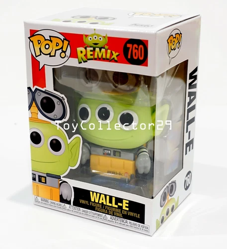 Funko Wall E 760 Disney Pixar Alien Remix Wall-E Vinyl Figure w/ POP Protector