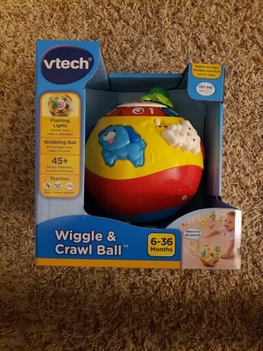 VTech Wiggle and Crawl Ball Educational Lights Songs Toy Baby 6-36 Months