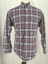Brooks Brothers 346 L/S Button Up Multicolored Plaid Shirt Men's Sz Large
