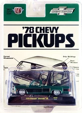 2024 M2 Machines 1:64 MIJO 1978 Chevrolet Silverado 30 🟩 Green 🟩 HS48 24-16