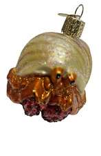 Old World Christmas Glass Blown Ornament, Hermit Crab