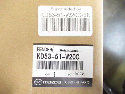 Genuine OEM Mazda KD53-51-W20C-8N Passenger Front Wheel Opening