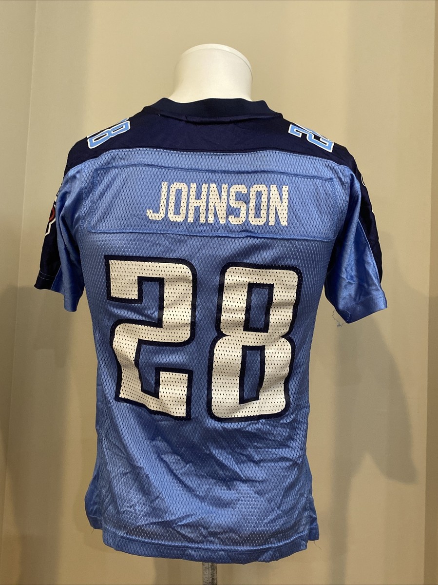 NFL ユニフォーム テネシー・タイタンズ Chris Johnson 28 Tennessee Titans NFL Football Chris Johnson jersey number 28 Sz M
