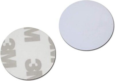 RFID Tag 125Khz COIN 25mm Ø PVC Transponder Selbstklebend Wasserdicht 