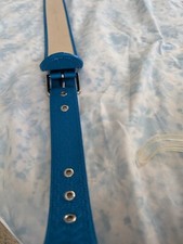 Diane von Furstenberg Size S Belts for Women for sale | eBay DIANE VON FURSTENBERG BLUE WAIST CINCHING BELT SIZE SMALL MODERN CONTEMPORARY main image 0