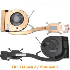 UMA CPU Cooling Fan Heatsink for Lenovo ThinkPad T14 Gen 2/P14S Gen 2 5H41B77165