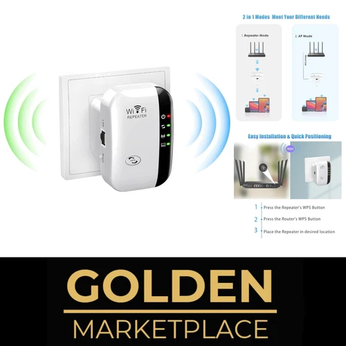 WLAN Verstärker 300Mbps 2,4GHz LAN Anschluss Repeater Extender WiFi Booster