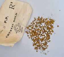 "VINTAGE CRYSTALS NO. 24 P.P." GREAT4 CRAFTERS-1 FULL OZ.-SPARKLING FACETED CUT