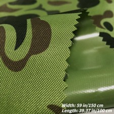 Waterproof 450D Oxford Fabric Camo Outdoor Material DIY Canopy Sunshade Sew Trim