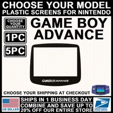 NEW Screen Lens for Nintendo Game Boy Advance GBA Replacement Adhesive