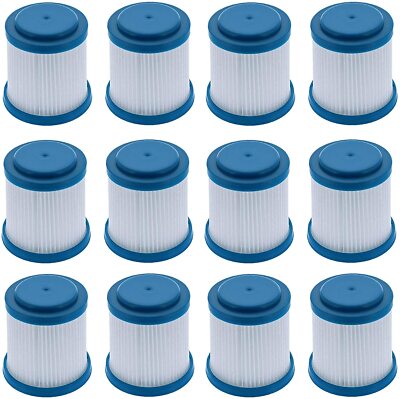 4 Filtri Pieghettati Di Ricambio Per Aspirapolvere Black & Decker FEJ520JF, FEJ520JFS, SVJ520BFS - Modello 906058-01