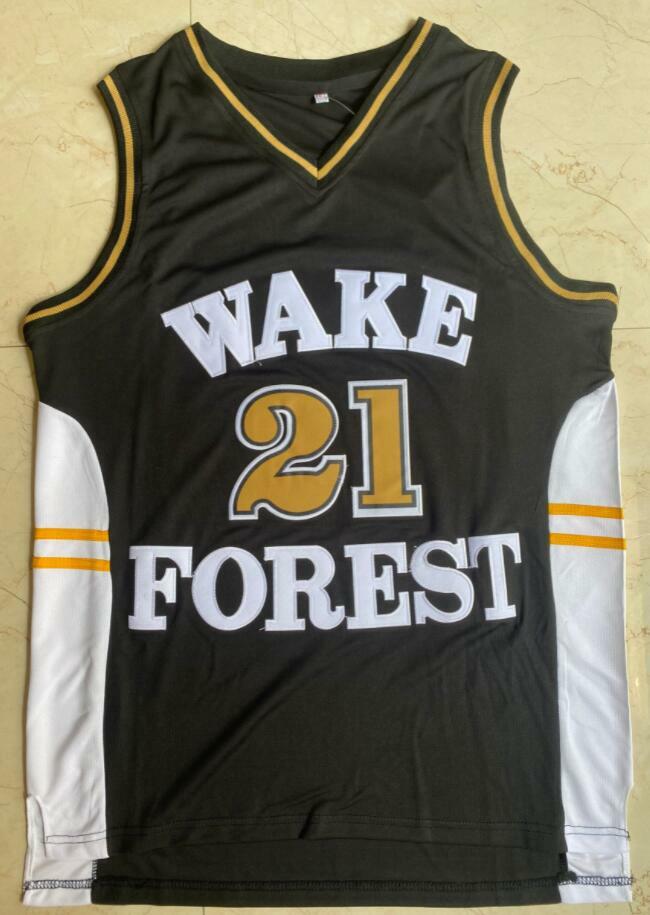 WAKE FOREST DUNCAN 21 ユニフォーム XXL Wake Forest Deacons Tim Duncan #21 Jersey Hardwood Legends
