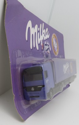 Milka M-joy MB Actros Sattelzug Modellauto - Maßstab 1:87, H0 Für Sammler