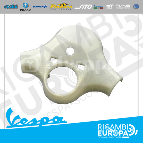 Coperchio Coprimanubrio In Plastica Grezza Di Colore Nera Per Piaggio