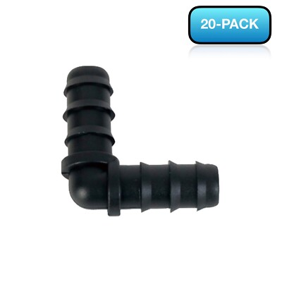 #ad DIG 1 2 in. Barb Elbow 20 Pack 30 PSI Outdoor Garden Watering amp; Irrigation $12.23