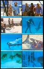 SHARK'S TREASURE Original Movie Mini Lobby Card Set Scuba Diving Adventure
