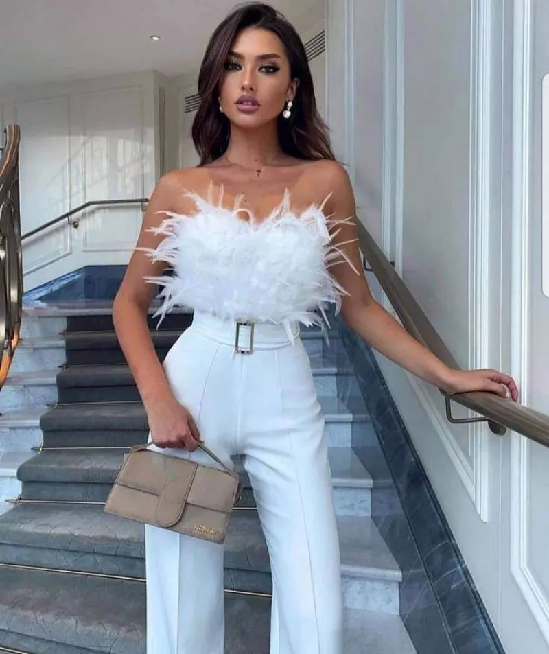 Jumpsuit cheap with tassels