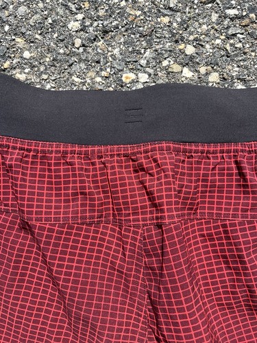 Lululemon THE Linerless Athletic Gym Shorts 11 In Inseam Mens Size M Medium Red - Picture 8 of 8