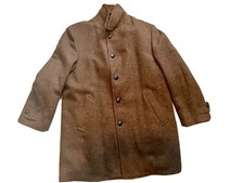 Vintage Glenoit Golden Brown Coat Men's XL sherpa lined for warmth. Made in USA