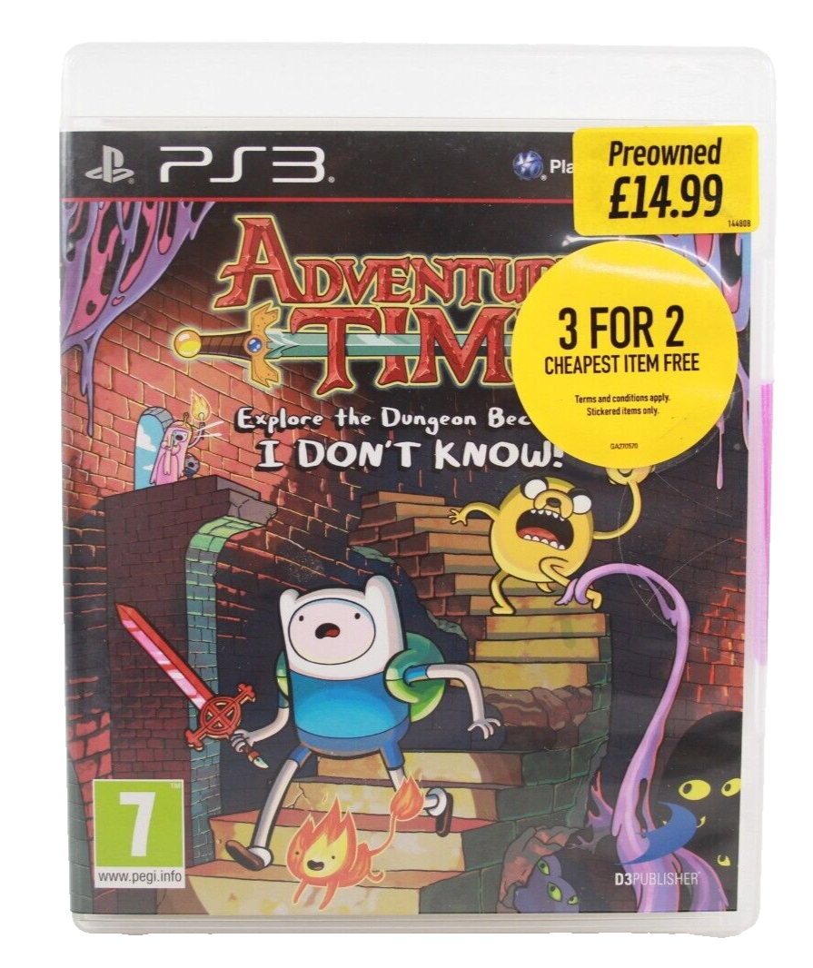 Jogo Novo Adventure Time Explore The Dungeon Para Ps3 em Promoção na  Americanas