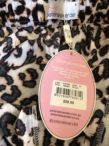 Peter Alexander M Animal/jungle Print Sleep Shorts New With Defects (holes) - Picture 4 of 7