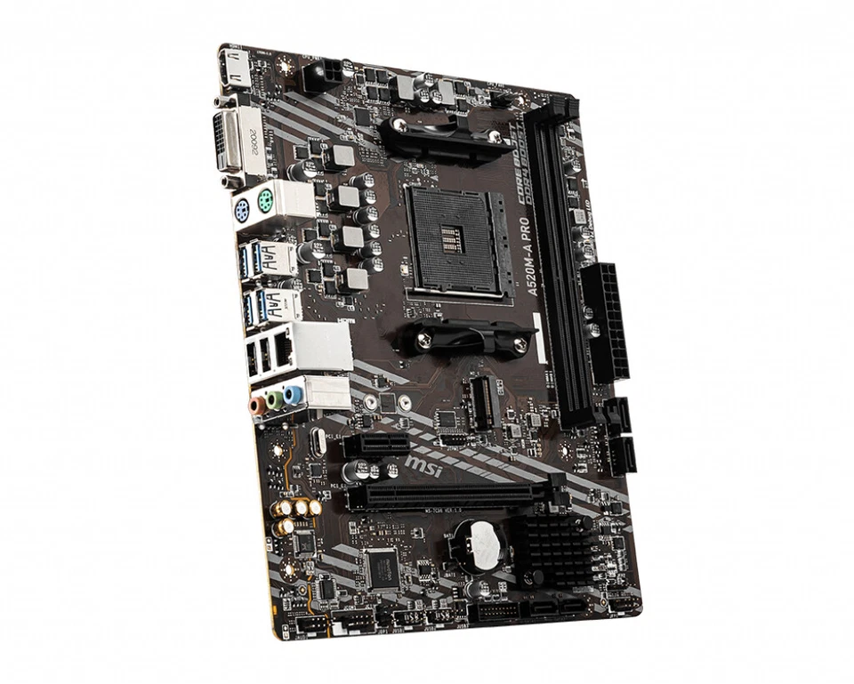 MSI A520M-A PRO Motherboard AMD A520 Socket AM4 micro ATX - Imagen 3 de 4