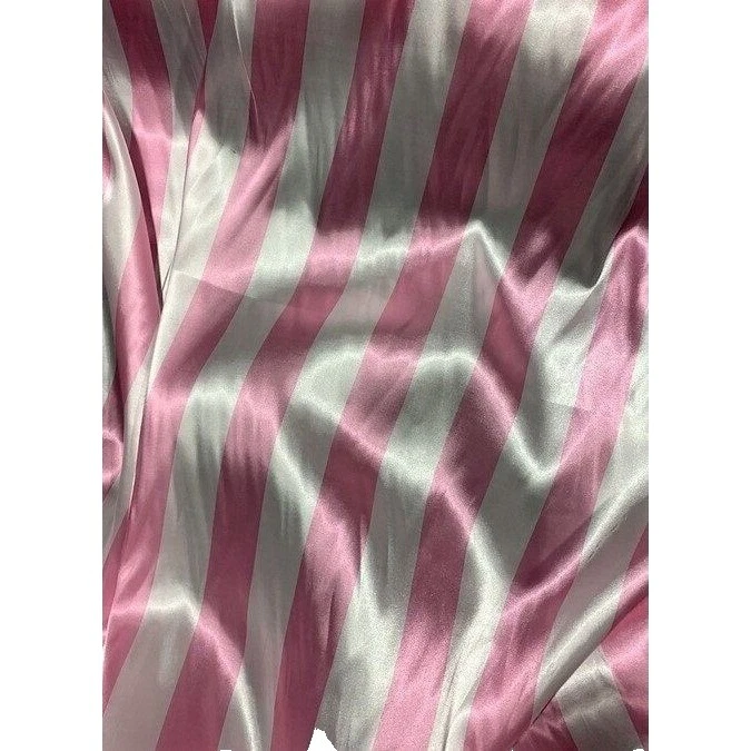 Faux Silk Striped Quilting Craft Fabrics