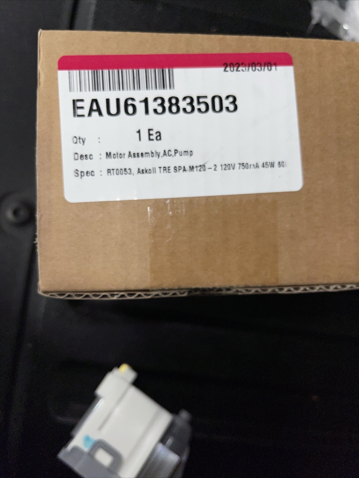 LG Washing Machine Circulation Pump EAU61383503 eBay