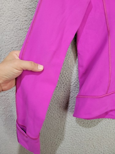 Ivviva By Lululemon Perfect Your Practice Jacket Magenta Pink Luon Size 12 - Picture 11 of 13