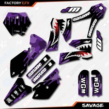 Purple Savage Camo Racing Graphics Kit fits KTM 06-12 Sx85 Sx 85 Decal