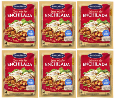 SANTA MARIA Spice Mix for ENCHILADA Packs No Sugar Added 28g