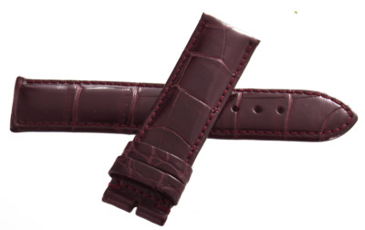 Chronoswiss 18mm x 18mm Burgundy Alligator Leather Watch Band CS