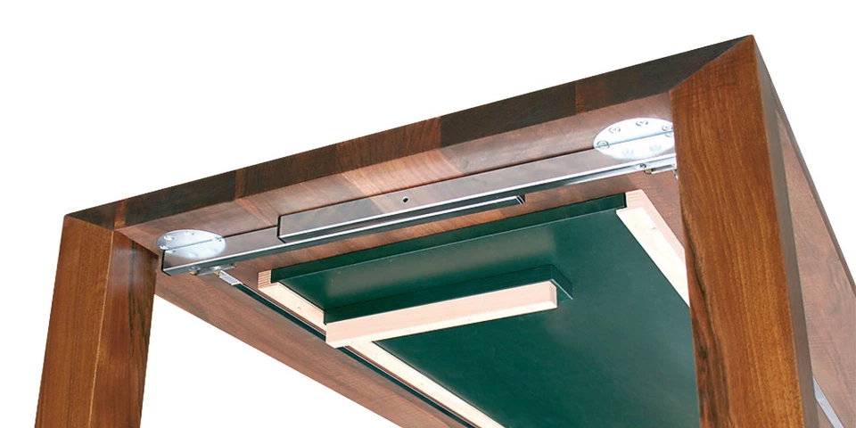 Häfele Schwenkträger für Tischplatte Tischerweiterung 400-600 mm Platte 80 kg - Bild 2 von 4