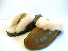 UGG COQUETTE RUBBER WOMEN SLIPPERS SUEDE CHESTNUT US 12 /UK 10 /EU 43