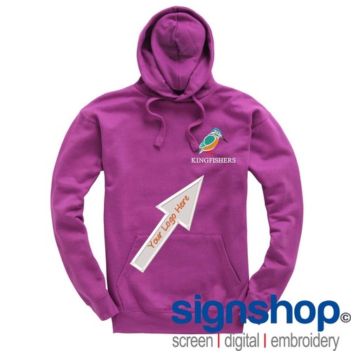 CR01 Personalised Classic Hoodie Custom Embroidered FREE LOGO SETUP - Bild 6 von 30