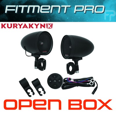 Kuryakyn Road Thunder Speaker Pods Bluetooth Audio Controller by MTX Black 2713