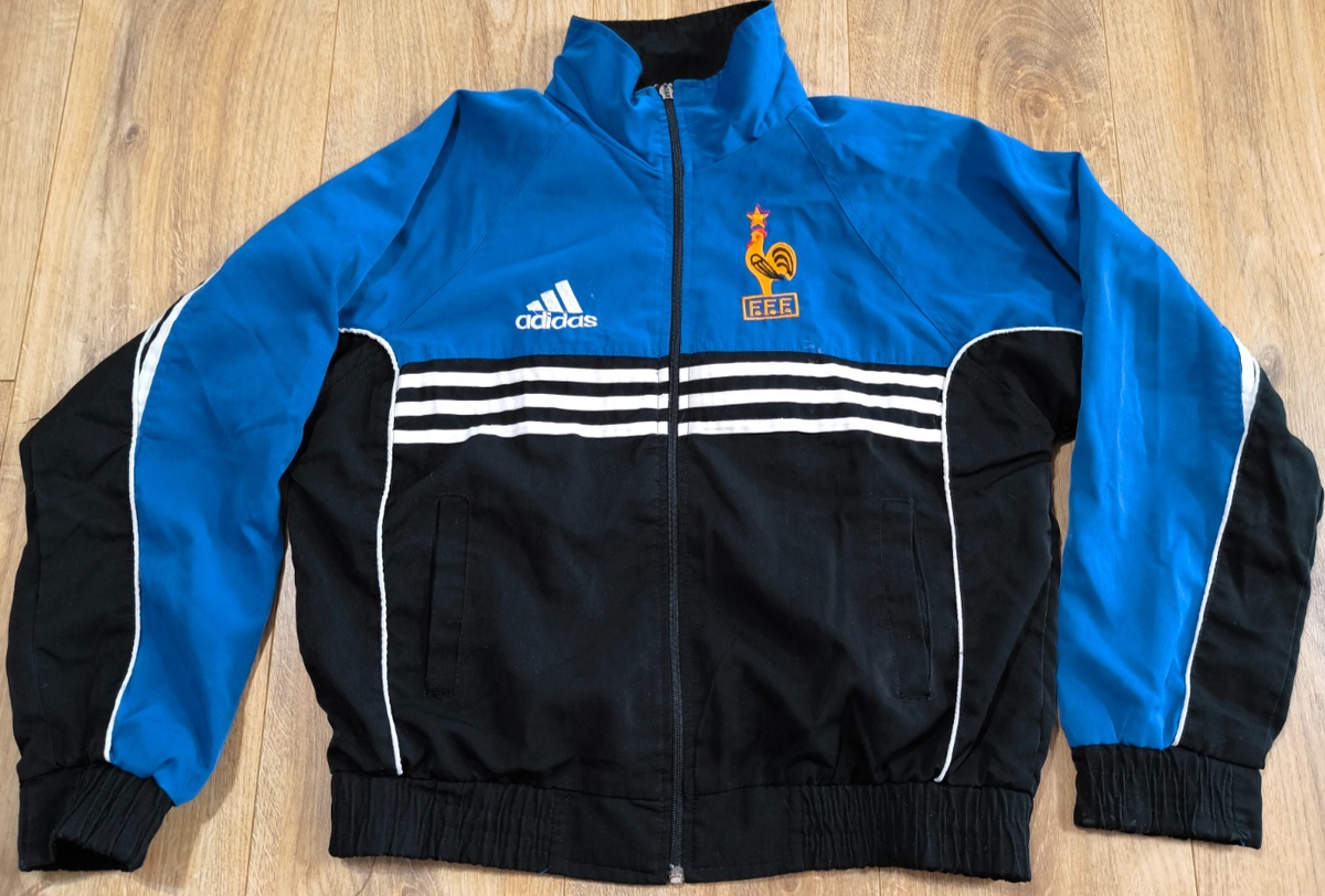 Vintage 90's Adidas France Soccer National Team FFF Track Jacket