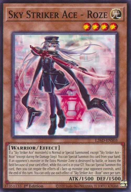Sky Striker Ace = Zero L26D-ENS34 Legendary Modern Decks 2026 for