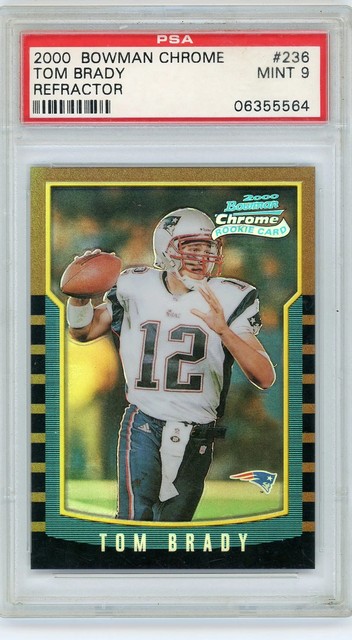 Tom Brady 2000 Bowman Bowman Chrome Refractor