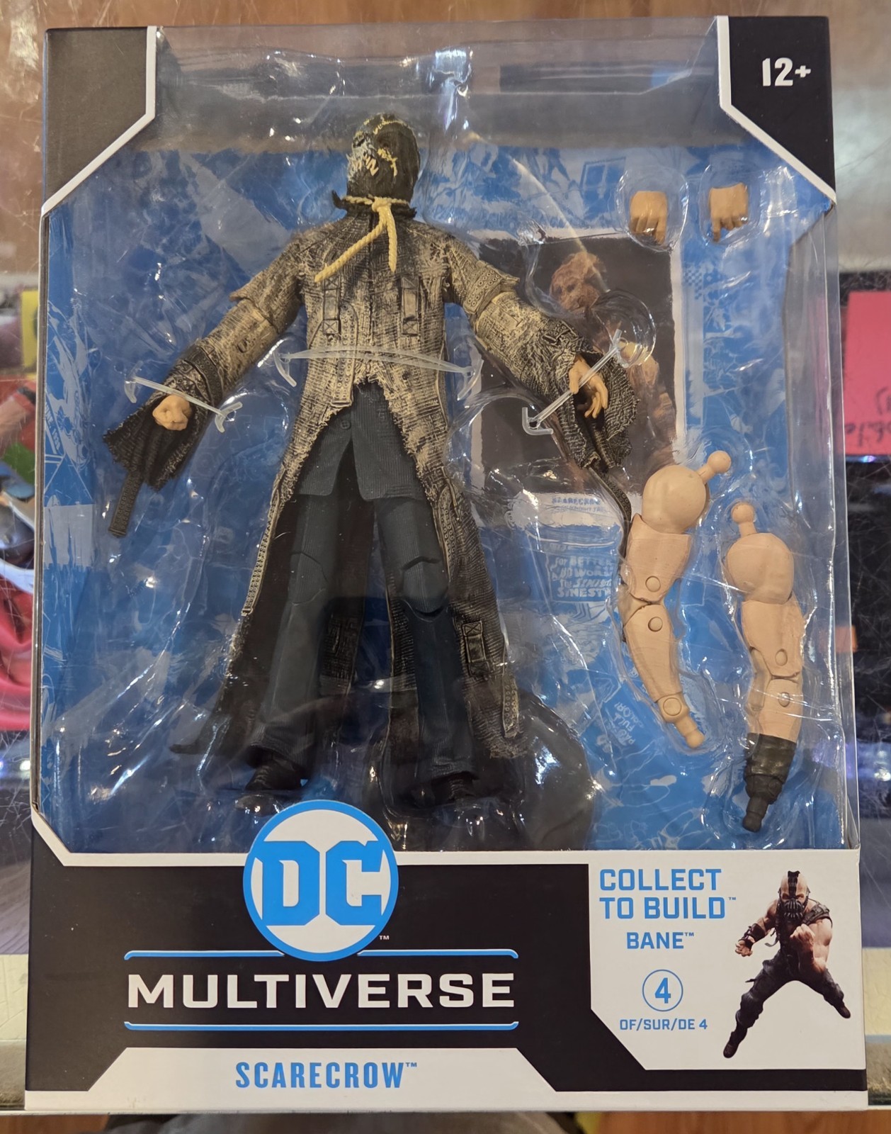 McFarlane Dark Knight Scarecrow DC Multiverse Bane Build-A-Figure