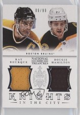 2013 Panini National Treasures 89/99 Ray Bourque Dougie Hamilton #KN-BH HOF 0c3