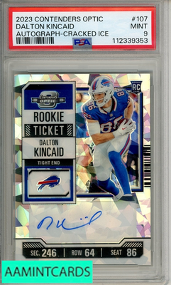 ダルトンDALTONセット2023 2023 PANINI CONTENDERS OPTIC DALTON KINCAID #107 AUTO CRACKED ICE