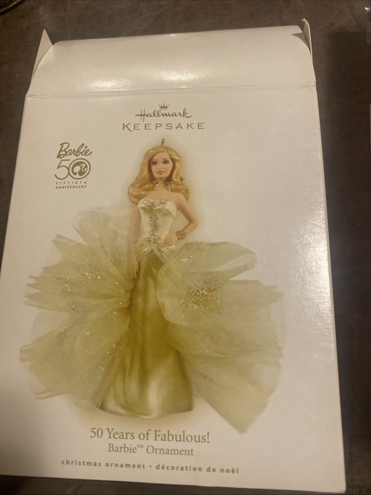 50 Years of Fabulous! Barbie 2009 Hallmark Ornament and Capuchins Barbie NIB