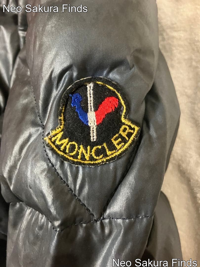 MONCLER Patch Down Jacket Men Vintage Blouson Coat - image 2