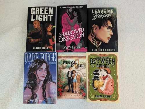 Lot of 6 PROBABLY SMUT  Trade Paperbacks Hall Leigh Moronova Munoz Oiiveira