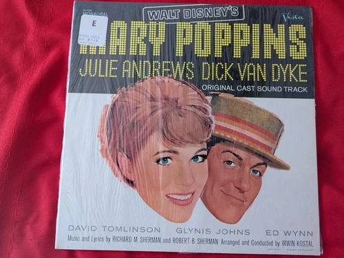 Mary Poppins Original Cast Soundtrack record album vinyl disney buena vista 1964